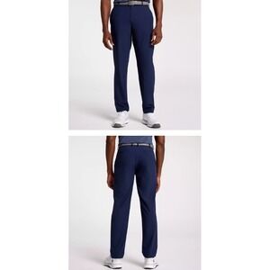Walter Hagen Navy Golf Pants Mens 52x30 Big & Tall Straight‎ Fit Stretch NEW
